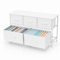 Commode 5 tiroirs blanche – Meuble de rangement