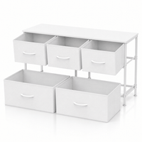 Commode 5 tiroirs blanche – Meuble de rangement