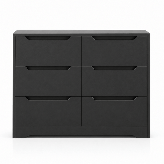 Commode 6 tiroirs en bois sans poignées | Comodela